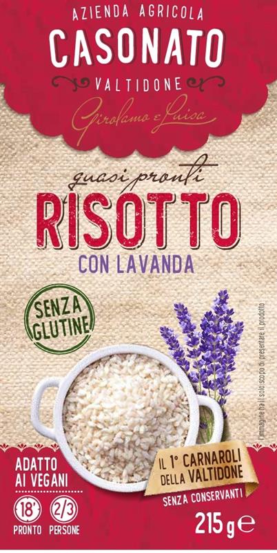 Presentato il risotto carnaroli e lavanda dell'azienda Casonato Presentato il risotto carnaroli e lavanda dell'azienda Casonato
